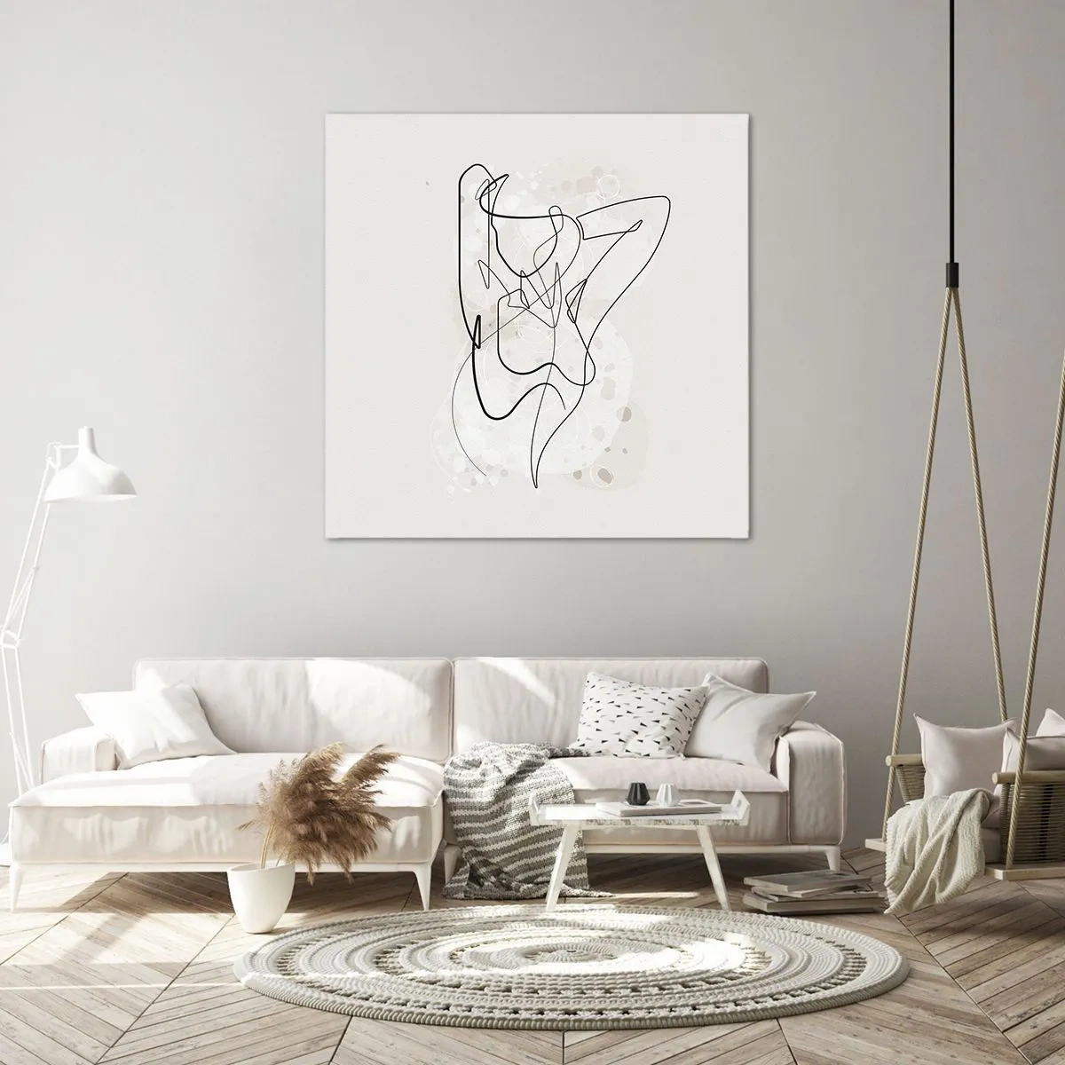 Cuadro sobre lienzo - Impresión de Imagen - El arte de la seducción - 70x70 cm