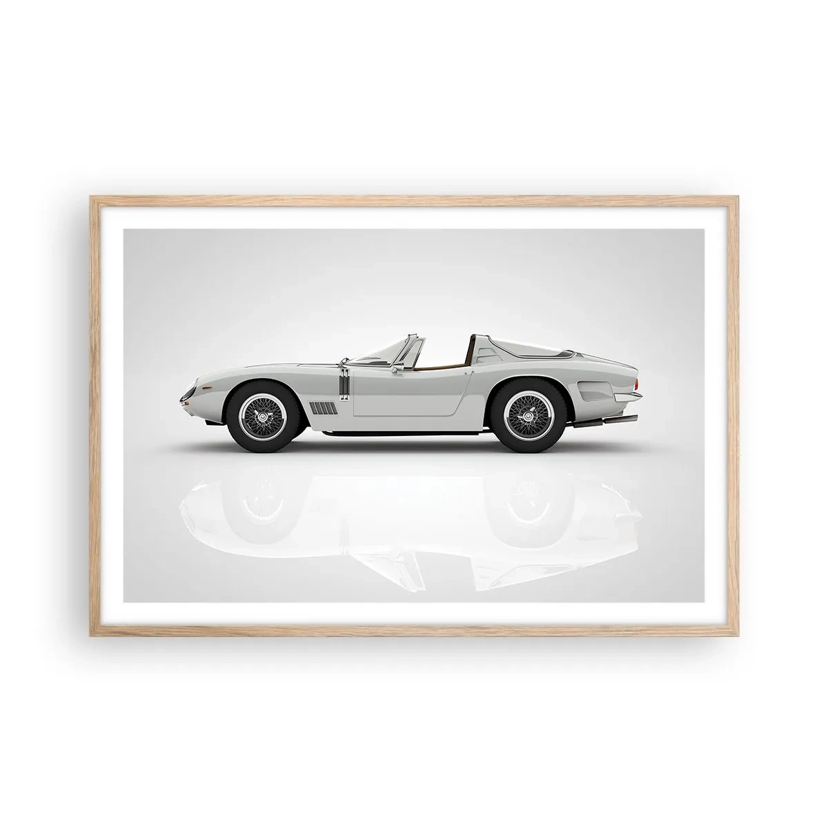 Póster en marco roble claro - Una promesa de diversión - 91x61 cm