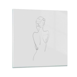 Cuadro sobre vidrio - Impresiones sobre Vidrio - Música del cuerpo - 50x50 cm