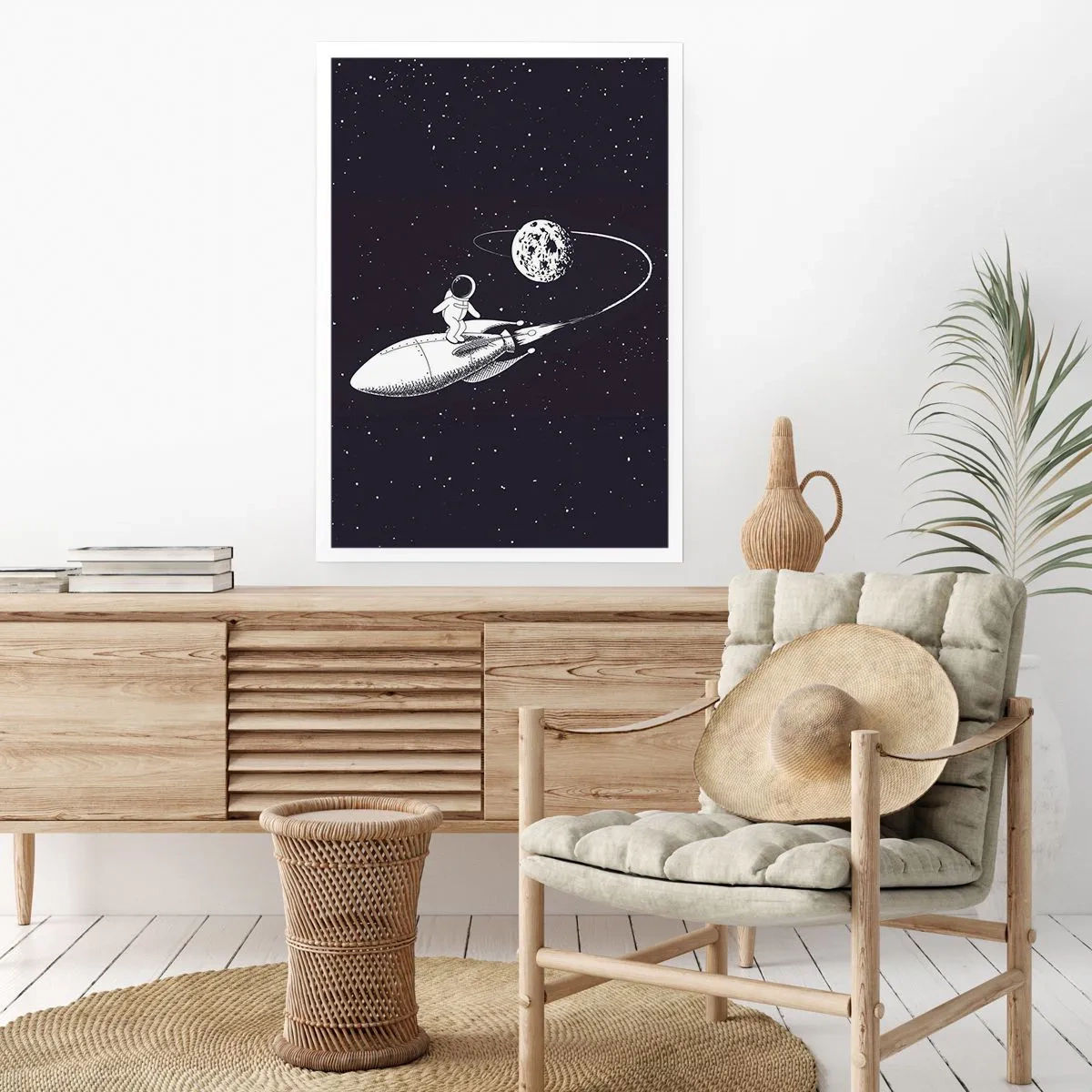 Póster - Surfista espacial - 70x100 cm