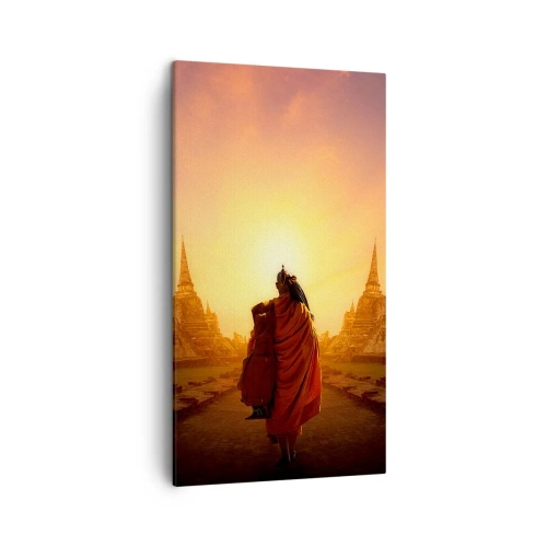 Cuadro sobre lienzo - Impresión de Imagen - En paz por la eternidad - 45x80 cm