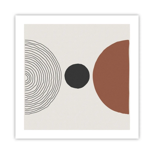 Póster - En el centro de la atención - 50x50 cm