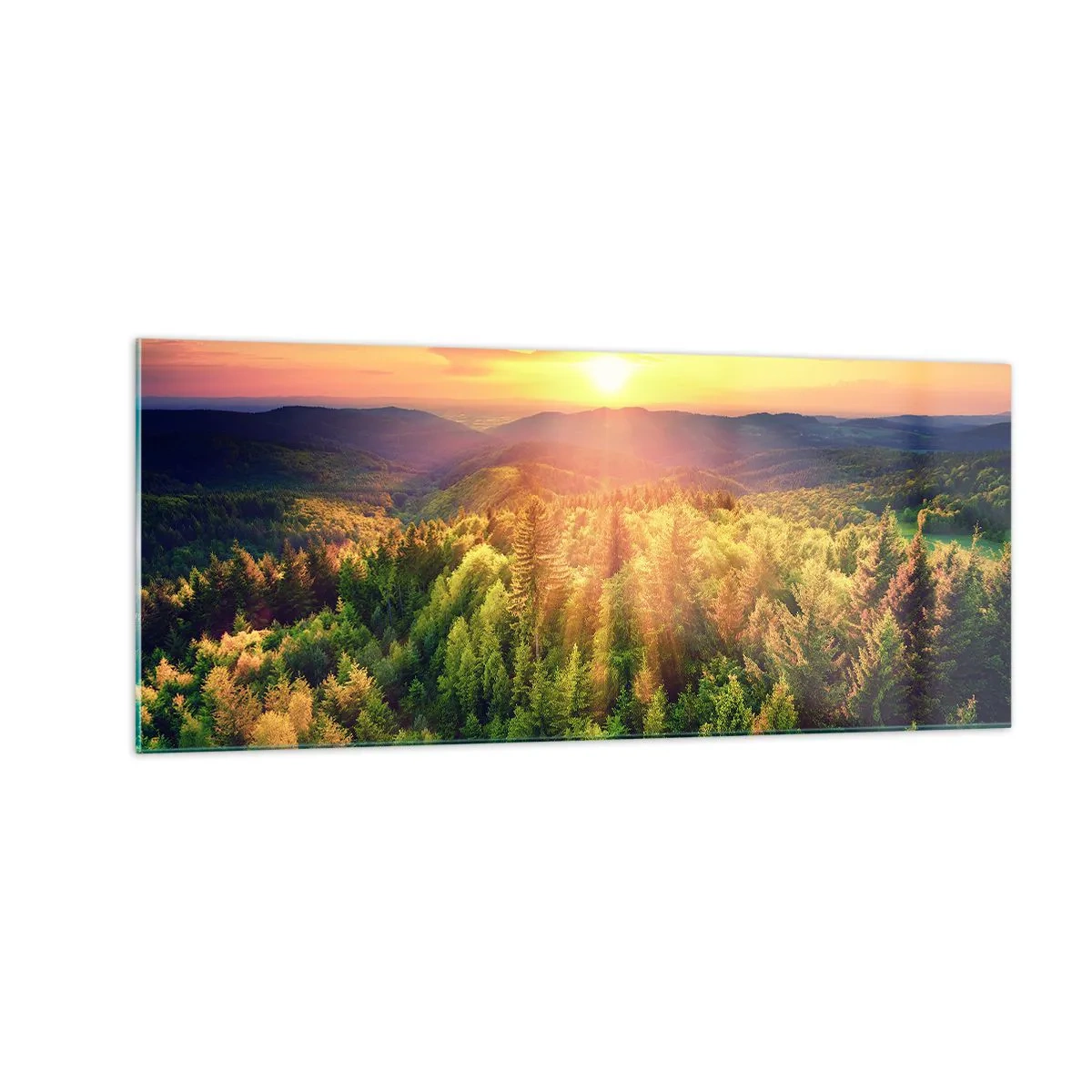 Cuadro sobre vidrio - Impresiones sobre Vidrio - Desde lo alto - 100x40 cm