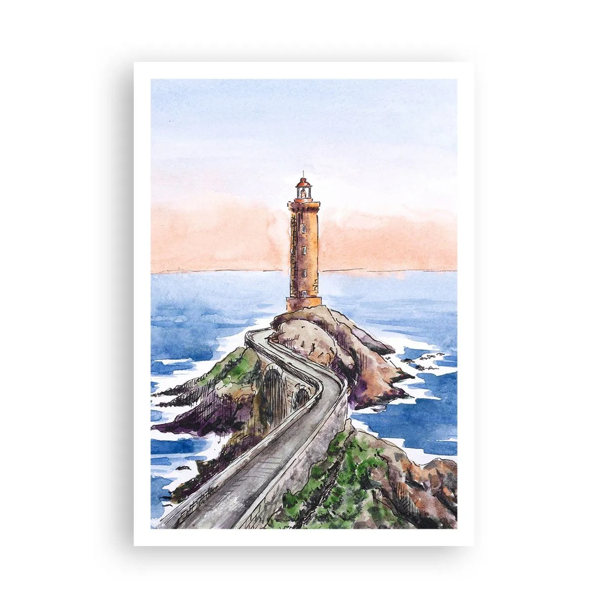 Póster - Frente al mar - 70x100 cm