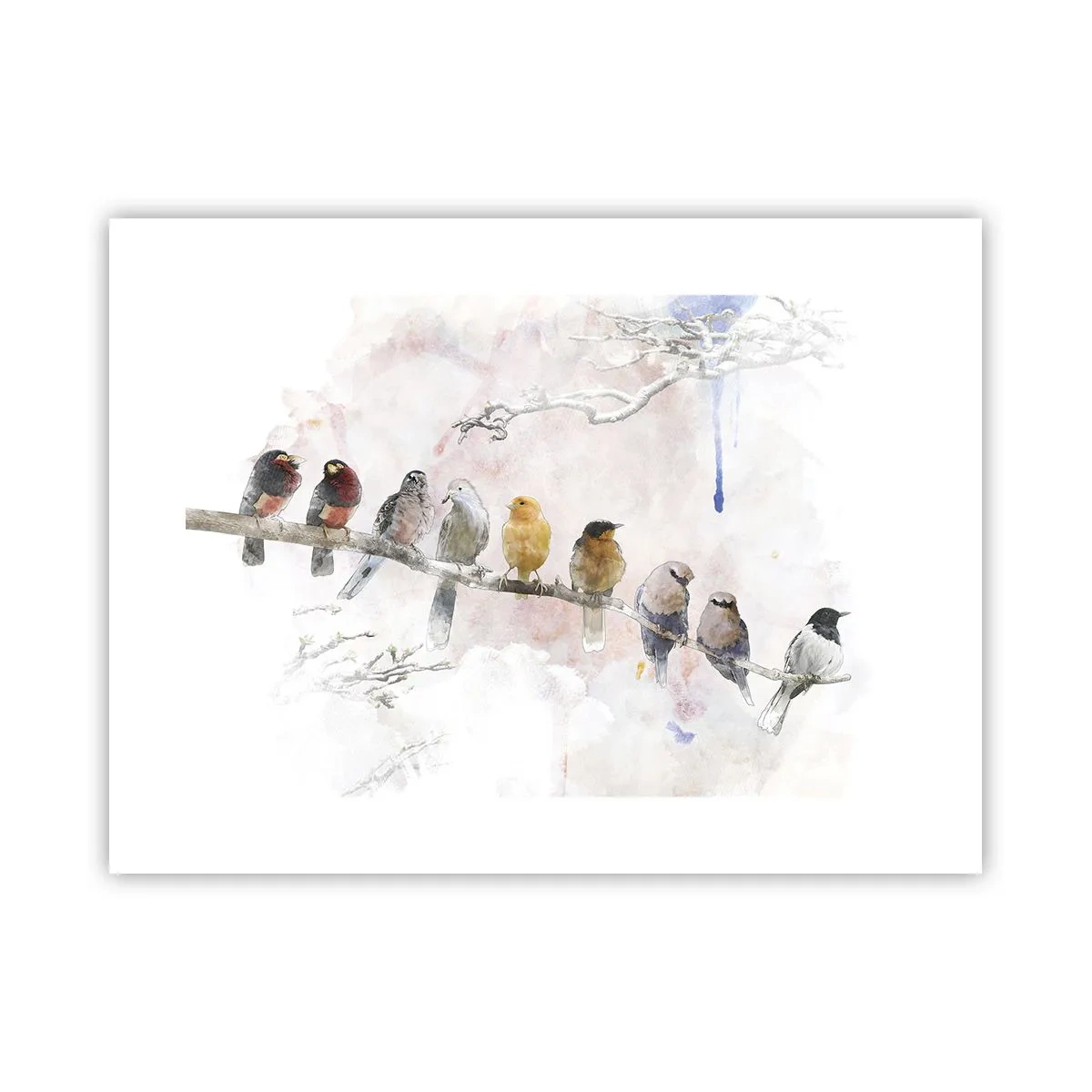 Póster - Reunión alada - 40x30 cm