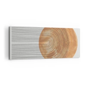 Cuadro sobre lienzo - Impresión de Imagen - Una composición soleada - 100x40 cm