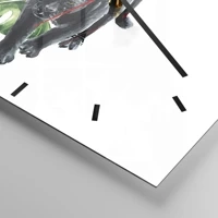 Esfera sin numeración, con rayas