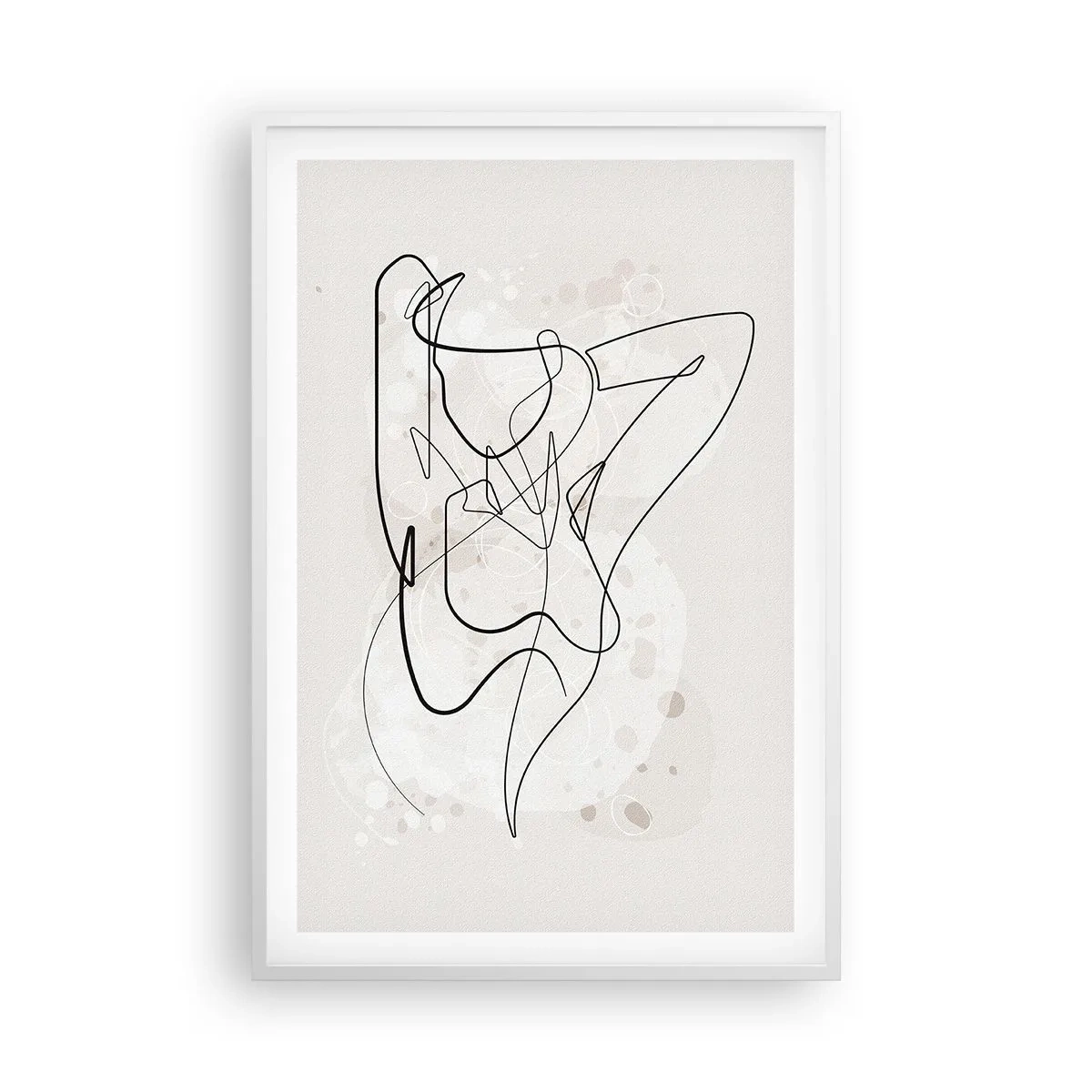 Póster en marco blanco - El arte de la seducción - 61x91 cm