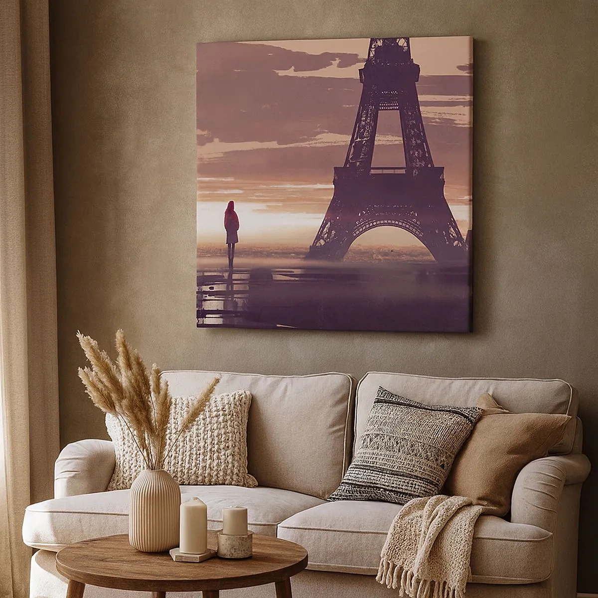 Cuadro sobre lienzo - Impresión de Imagen - Sólo ellas dos - 30x30 cm