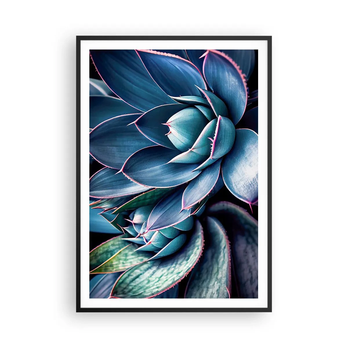 Póster en marco negro - Fuerza vital - 70x100 cm