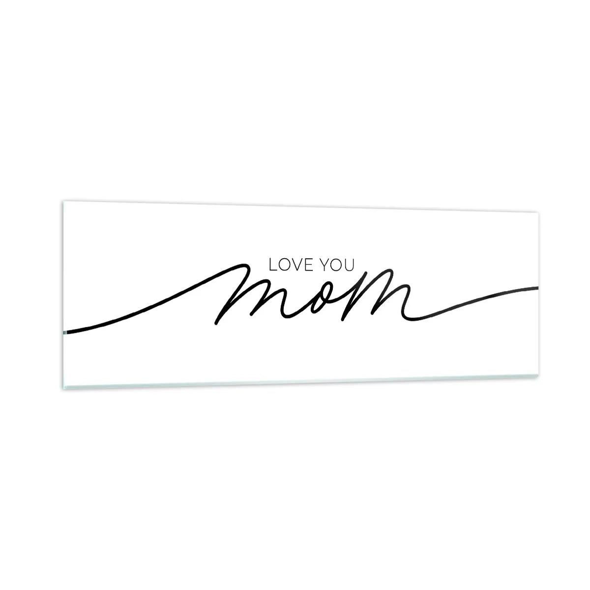 Cuadro sobre vidrio - Impresiones sobre Vidrio - Gran emoción - 90x30 cm