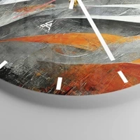 Esfera sin numeración, con rayas