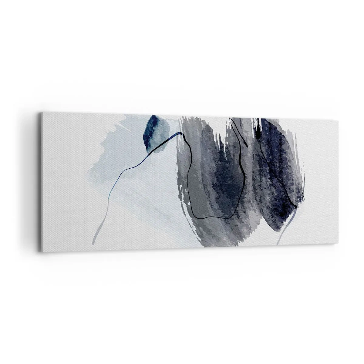 Cuadro sobre lienzo - Impresión de Imagen - Intensidad y movimiento - 100x40 cm