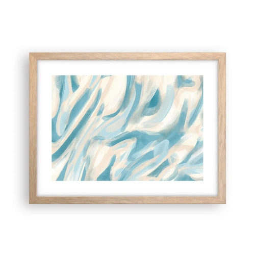 Póster en marco roble claro - Brisas primaverales - 40x30 cm