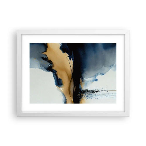 Póster en marco blanco - Tras el telón - 40x30 cm