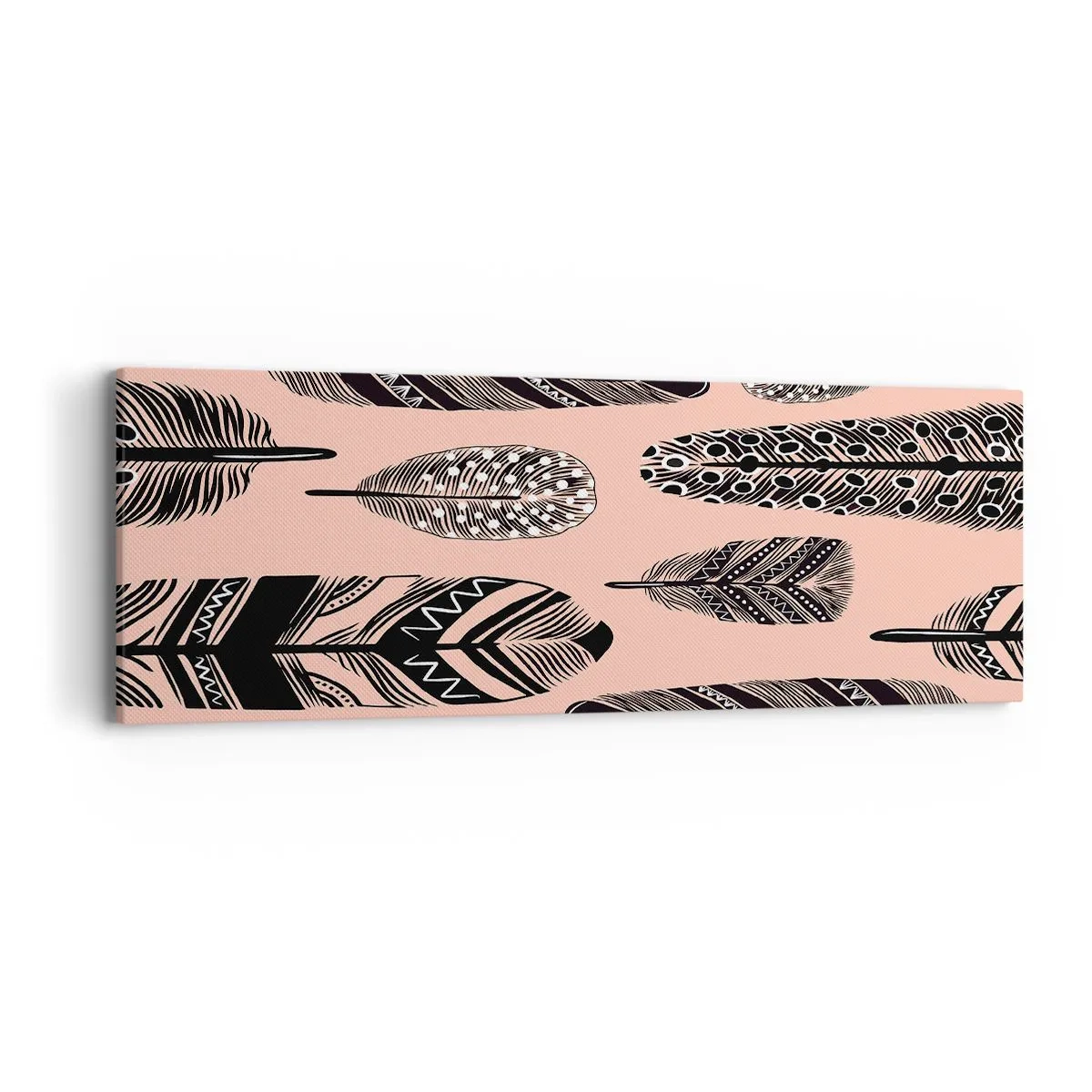 Cuadro sobre lienzo - Impresión de Imagen - Una colección india - 90x30 cm