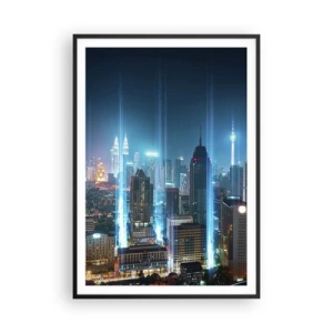 Póster en marco negro - De Berlín al cielo - 70x100 cm