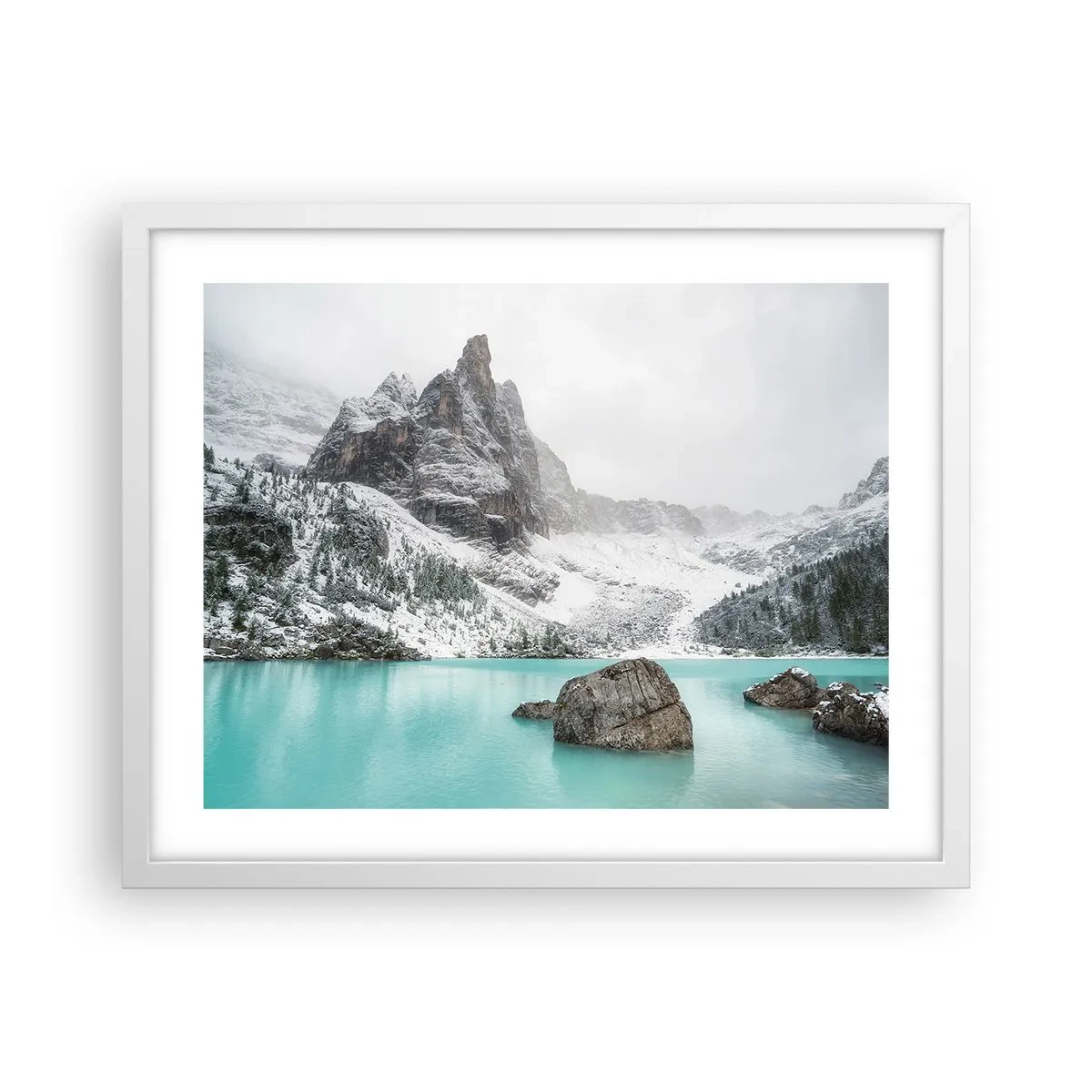 Póster en marco blanco - En guardia - 50x40 cm