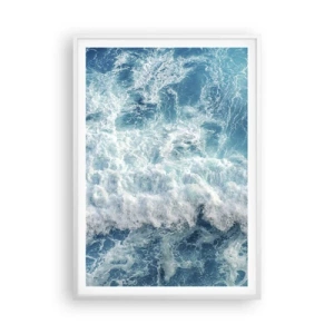 Póster en marco blanco - Alegre y con mucho brío - 70x100 cm