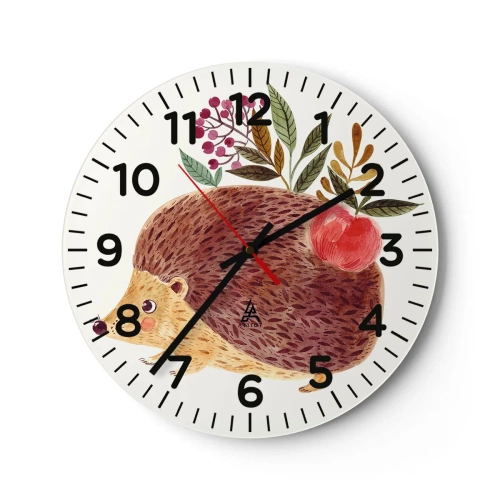Reloj de pared - Reloj de vidrio - Y ya te gusto - 40x40 cm