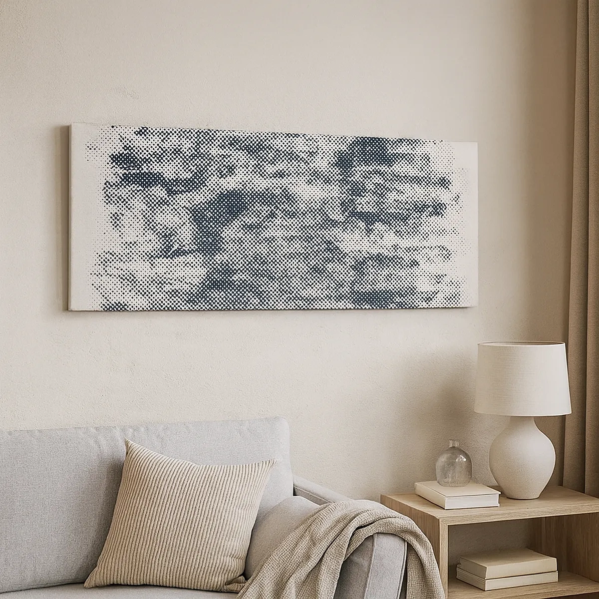 Cuadro sobre lienzo - Impresión de Imagen - Composición brumosa - 30x30 cm