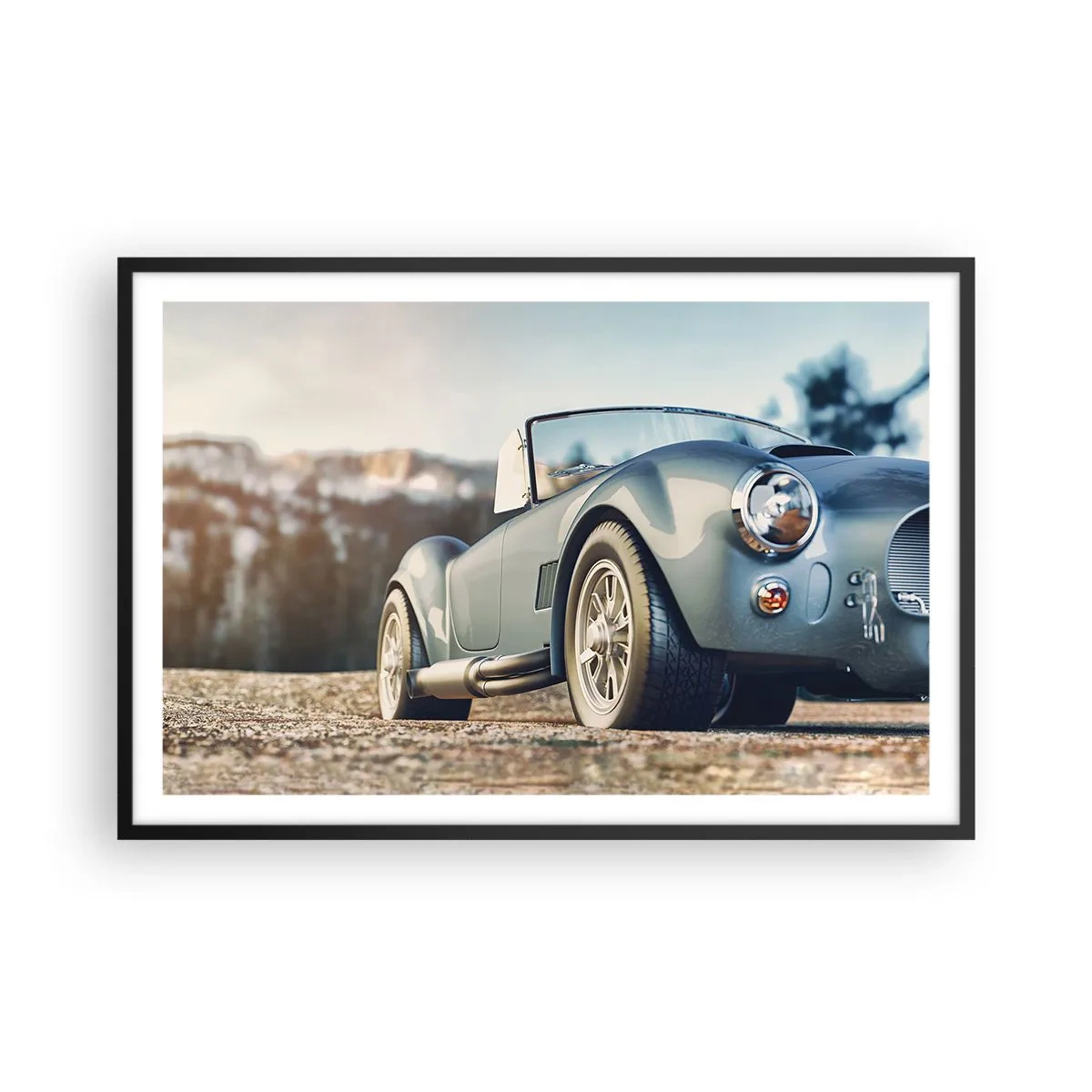 Póster en marco negro - Porque el estilo importa - 91x61 cm