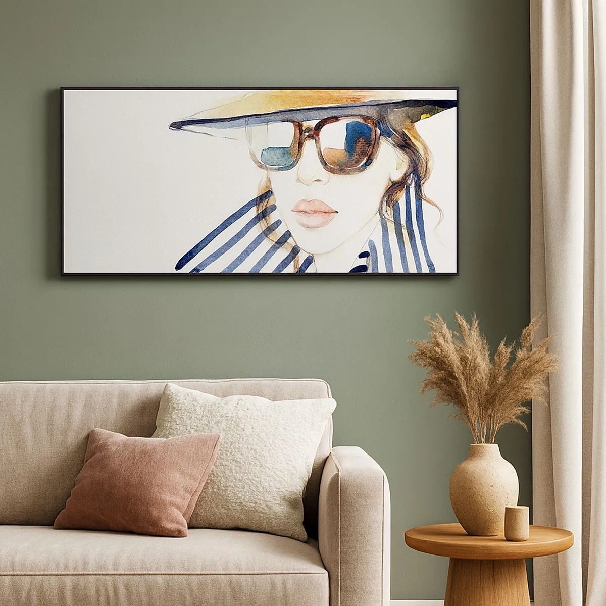 Cuadro sobre lienzo - Impresión de Imagen - ¡Florida le da la bienvenida! - 100x40 cm