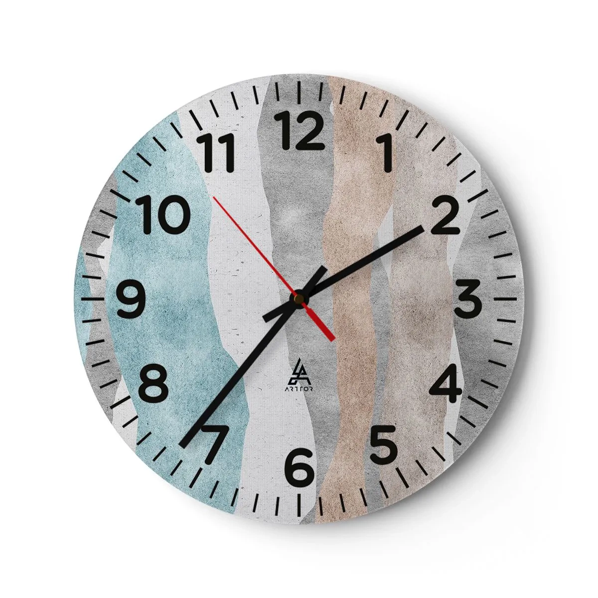 Reloj de pared - Reloj de vidrio - Un estudio de la cercanía - 30x30 cm
