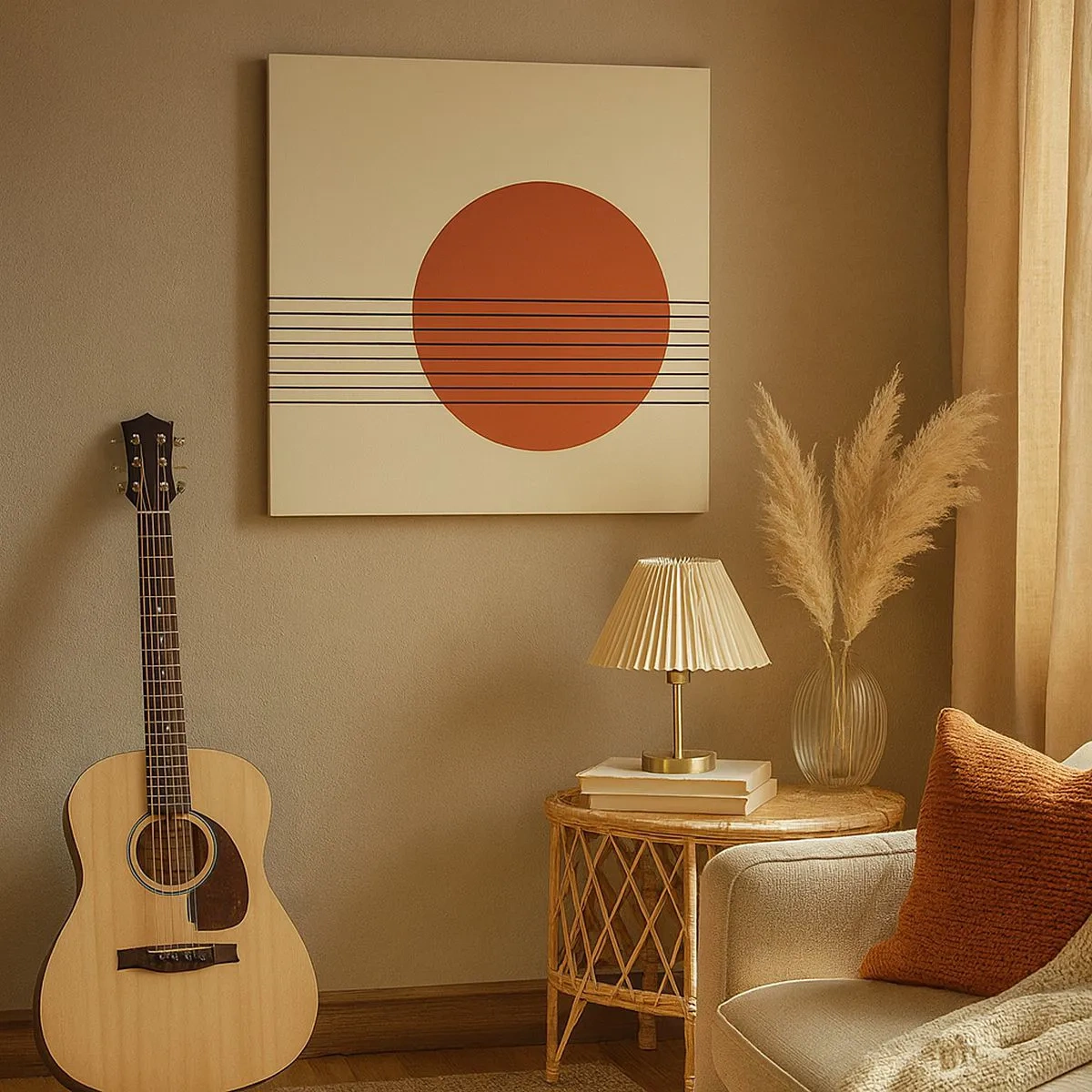 Cuadro sobre lienzo - Impresión de Imagen - Cruzando el círculo - 30x30 cm