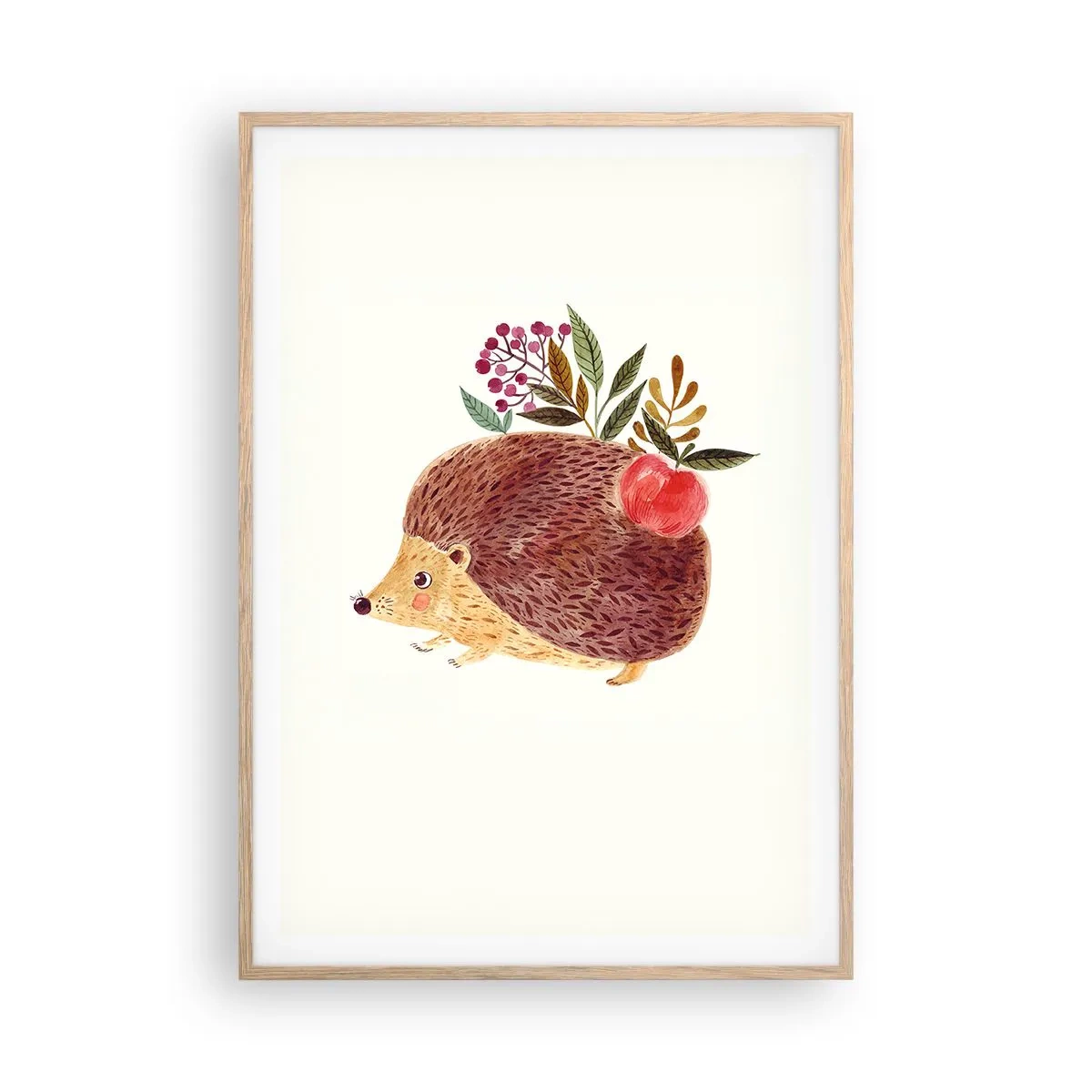 Póster en marco roble claro - Y ya te gusto - 70x100 cm