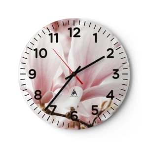 Reloj de pared - Reloj de vidrio - Inmensidad de la ternura - 30x30 cm