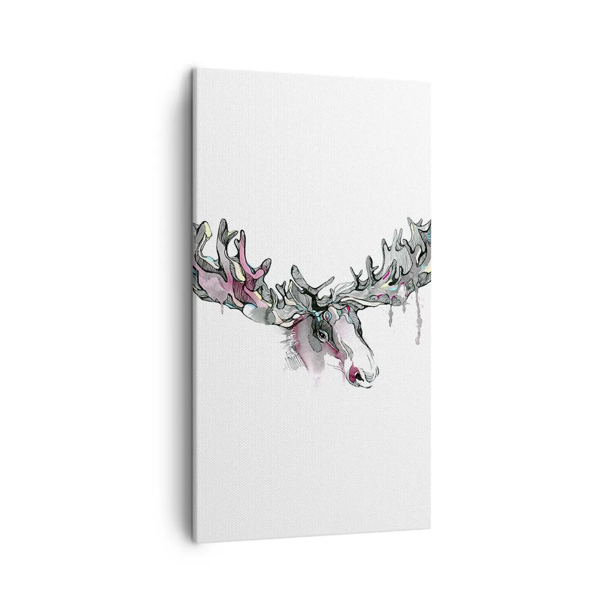 Cuadro sobre lienzo - Impresión de Imagen - La corona del rey del bosque - 45x80 cm