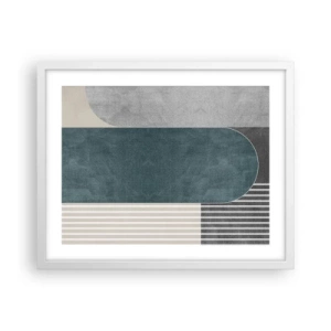 Póster en marco blanco - Composición horizontal - 50x40 cm