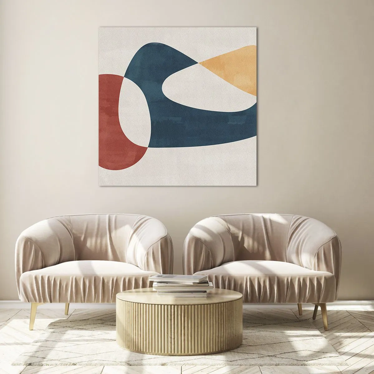 Cuadro sobre vidrio - Impresiones sobre Vidrio - Influencias y metamorfosis - 70x70 cm