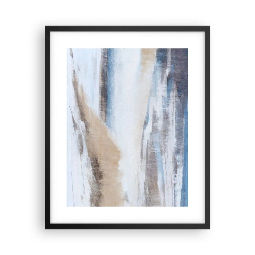 Póster en marco negro - Composición invernal - 40x50 cm