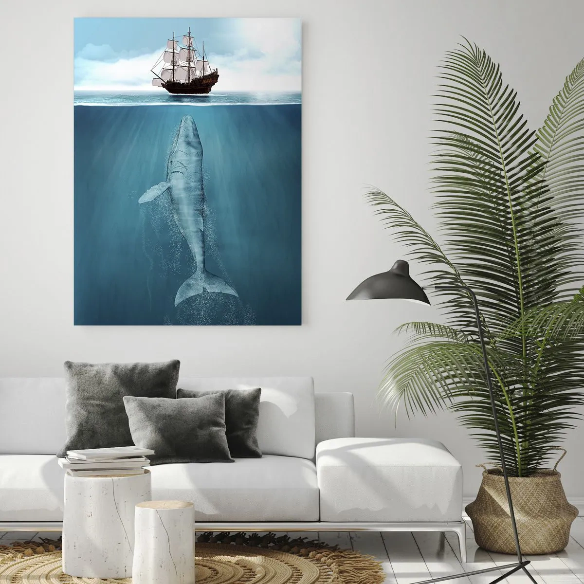 Cuadro sobre vidrio - Impresiones sobre Vidrio - Mejor no saber lo que te espera - 80x120 cm
