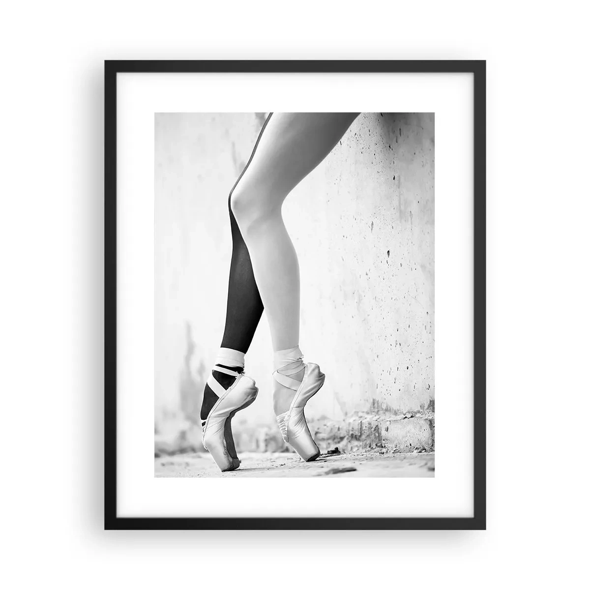 Póster en marco negro - Bailarina, ¡voila! - 40x50 cm