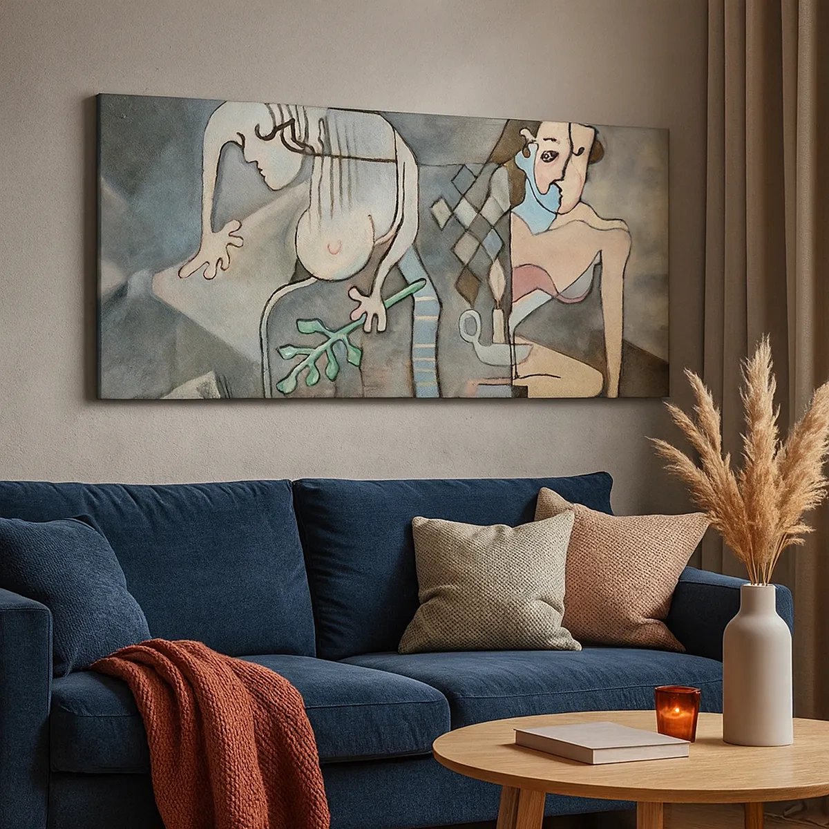 Cuadro sobre lienzo - Impresión de Imagen - Un mosaico de espíritu y materia - 30x30 cm