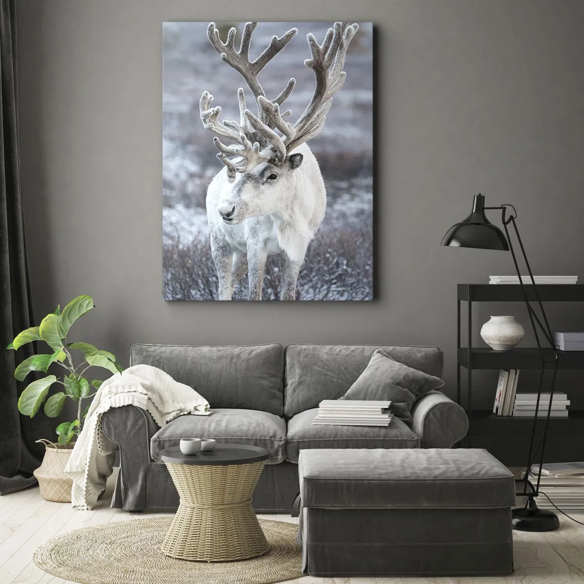 Cuadro sobre lienzo - Impresión de Imagen - Retrato al sol - 70x100 cm