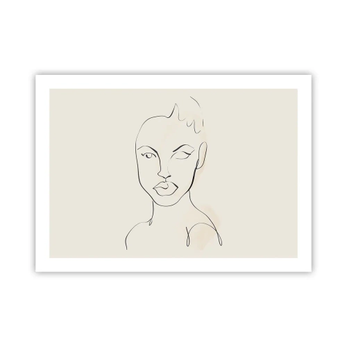 Póster - Un esbozo de sensualidad - 70x50 cm