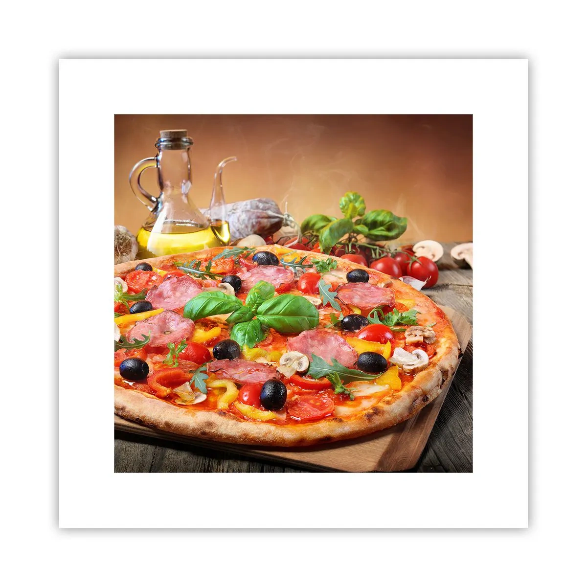 Póster - Con un verdadero sabor italiano - 30x30 cm