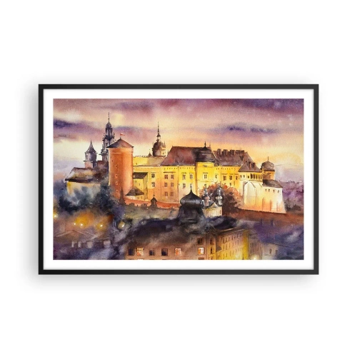 Póster en marco negro - Una historia y un cuento - 91x61 cm