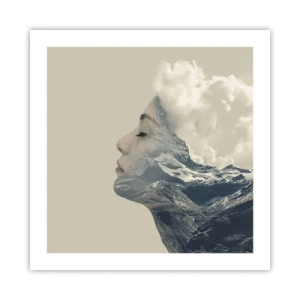 Póster - La belleza de los elementos - 50x50 cm