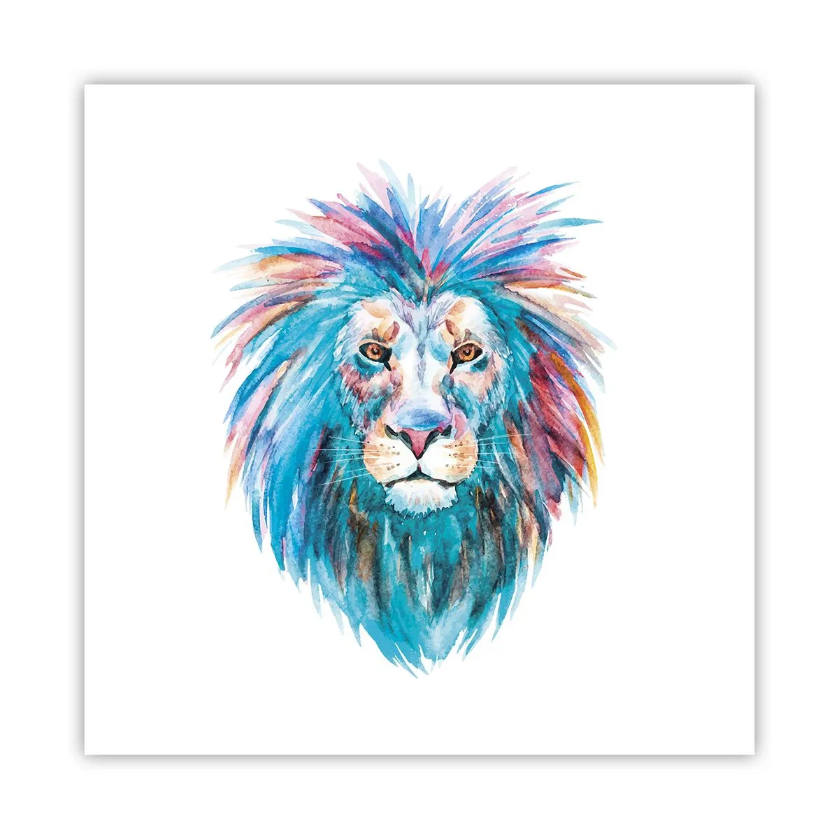 Póster - Aura electrizante - 60x60 cm