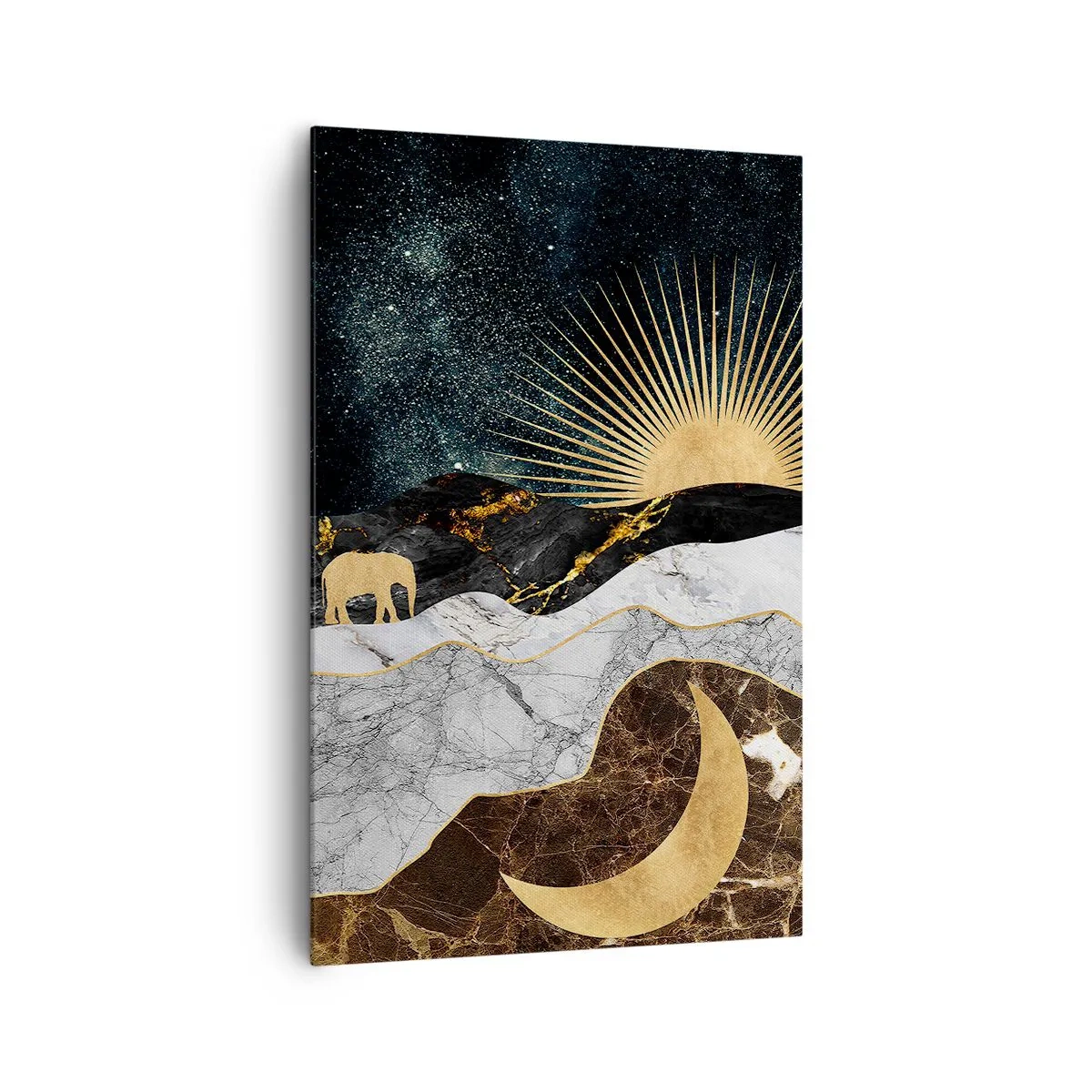 Cuadro sobre lienzo - Impresión de Imagen - Leyes eternas - 80x120 cm