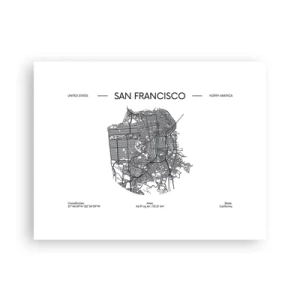 Póster - Anatomía de San Francisco - 40x30 cm