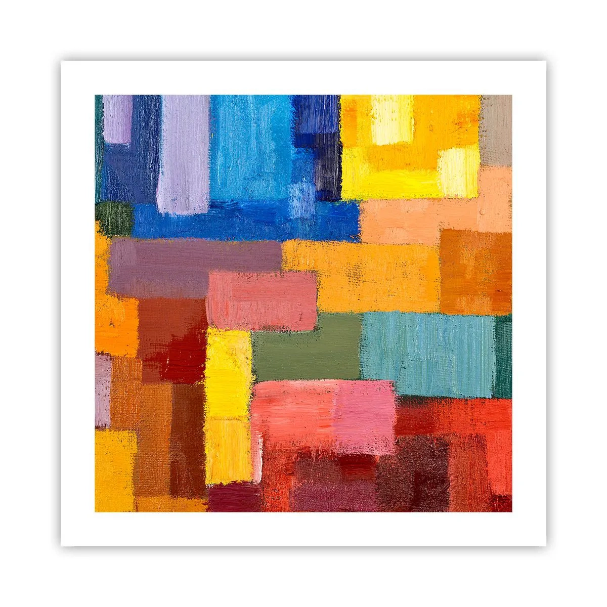 Póster - Cada una diferente, todas coloridas - 50x50 cm
