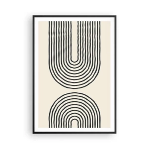 Póster en marco negro - Próximamente... - 70x100 cm