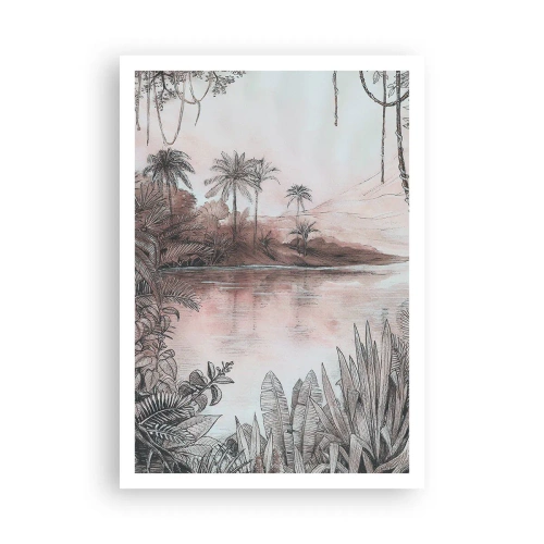 Póster - Diario de un explorador del siglo XIX - 70x100 cm