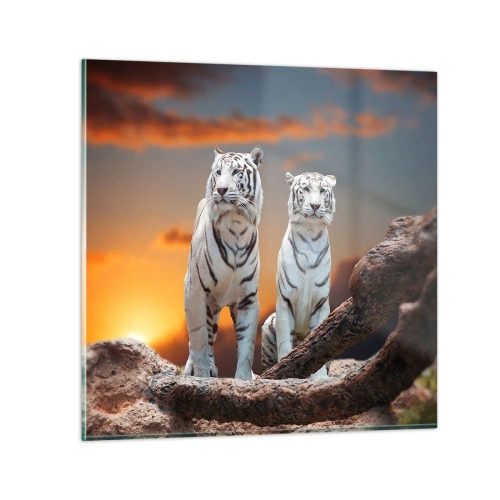 Cuadro sobre vidrio - Impresiones sobre Vidrio - Como en Narnia - 40x40 cm